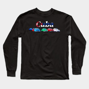 Cars Of Cuba Long Sleeve T-Shirt